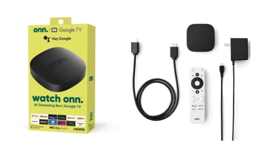 TV BOX ONN WATCH GOOGLE TV 4K