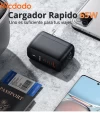 Mcdodo Cargador multiple de 65W Tipo-C + USB Mini (EU/UK/US plug)